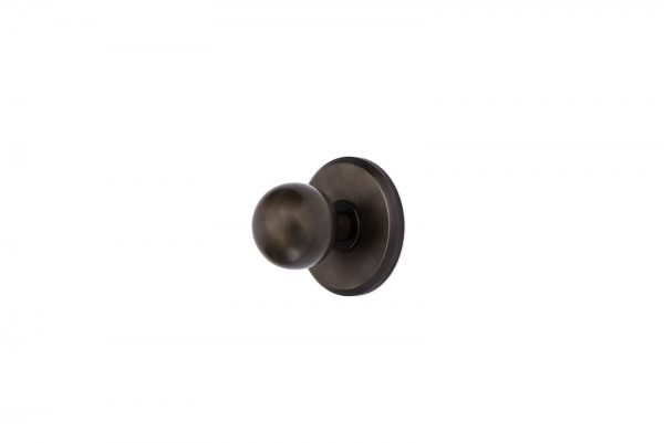 Spherical Pull Knob on a Decorative Plate #5-104