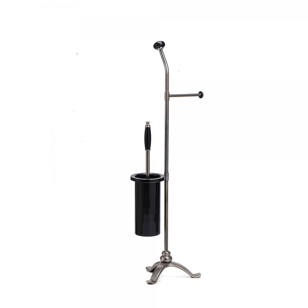 Toilet Brush and Paper Roll Stand with 3 Legs #7-613A