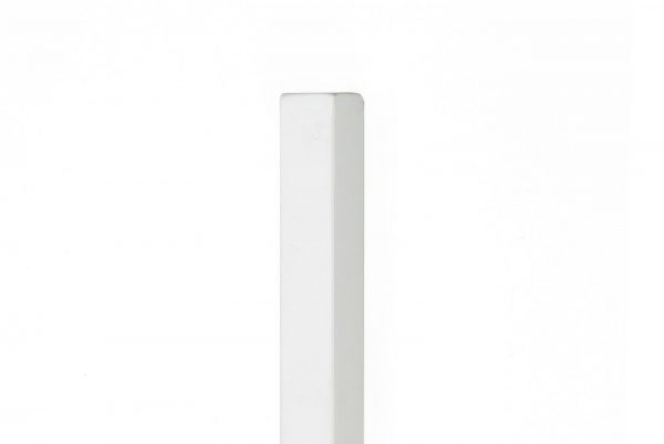White matte Rectangular Mezuzah For 12-cm Scroll