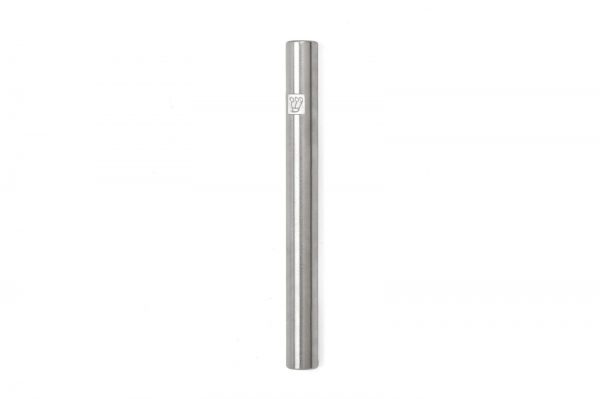 Nickel matte Tubular Mezuzah For A 12 CM Scroll And a Engraved “Shin”